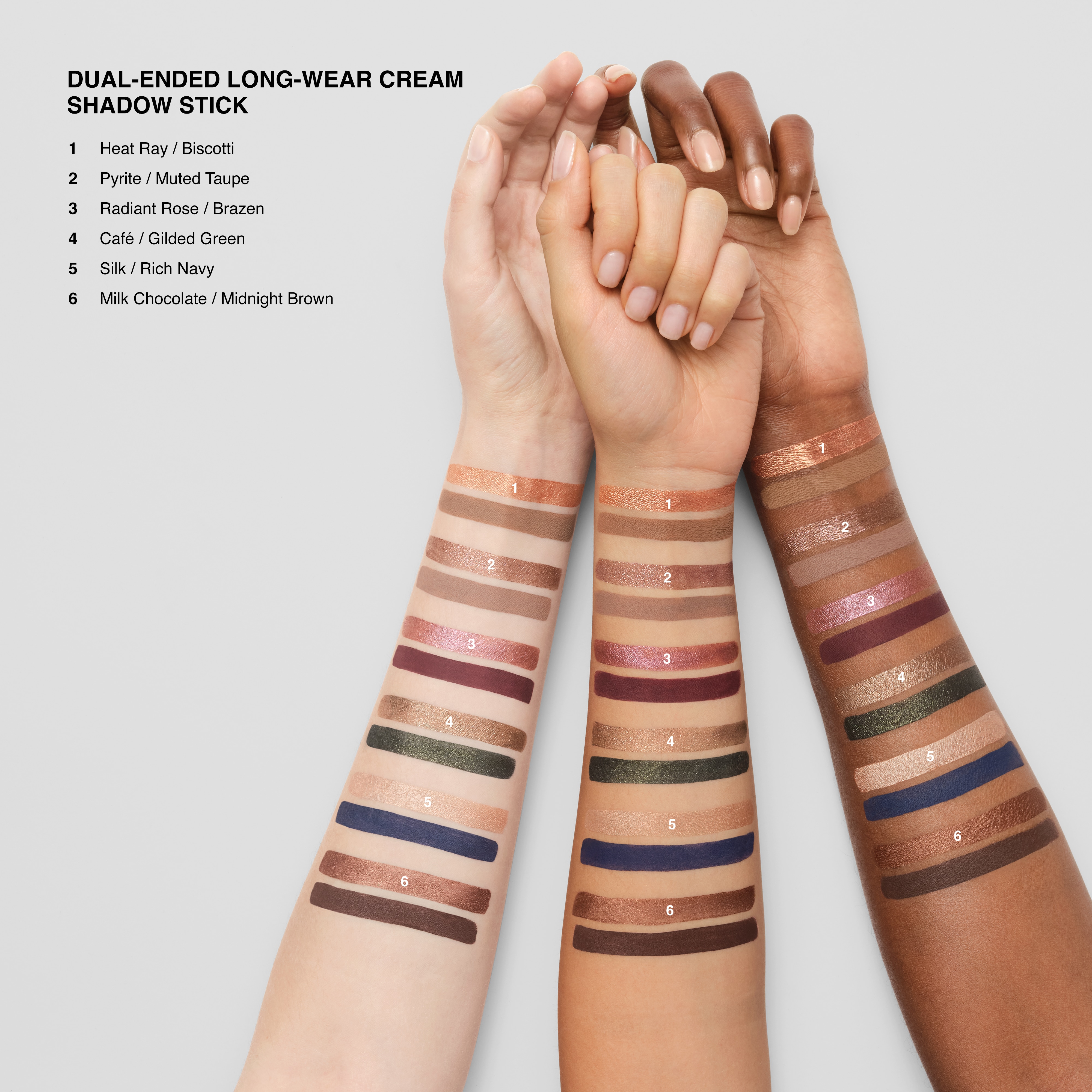Dual-Ended Long-Wear Cream Shadow Stick