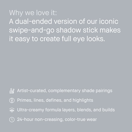 Dual-Ended Long-Wear Cream Eyeshadow Stick Holiday Gift Set