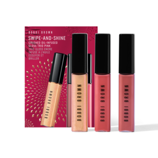 Swipe-and-Shine Crushed Oil-Infused Gloss Trio